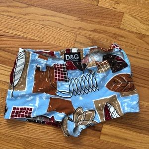 Dolce & Gabbana short shorts, linen and vintage XS